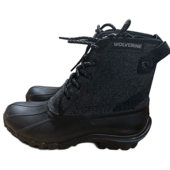 Wolverine Boots Men’s 8M Torrent Wool Duck Gray Waterproof Winter Lace-Up main image 6